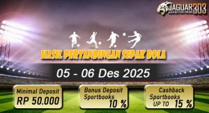 Hasil Pertandingan 05 - 06 Desember 2025